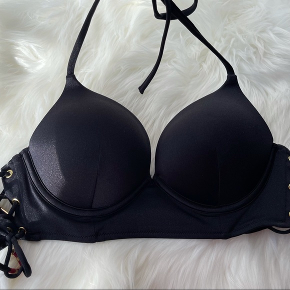 32B Vs Victoria’s Secret Bombshell Miraculous Adds-2Cups Longline Bikini Swim 2p - Picture 8 of 16